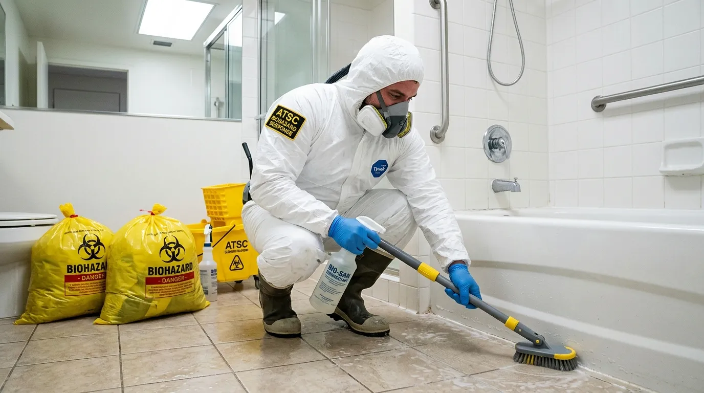 Decontamination equipment deployed for Blood Cleanup in Ecorse